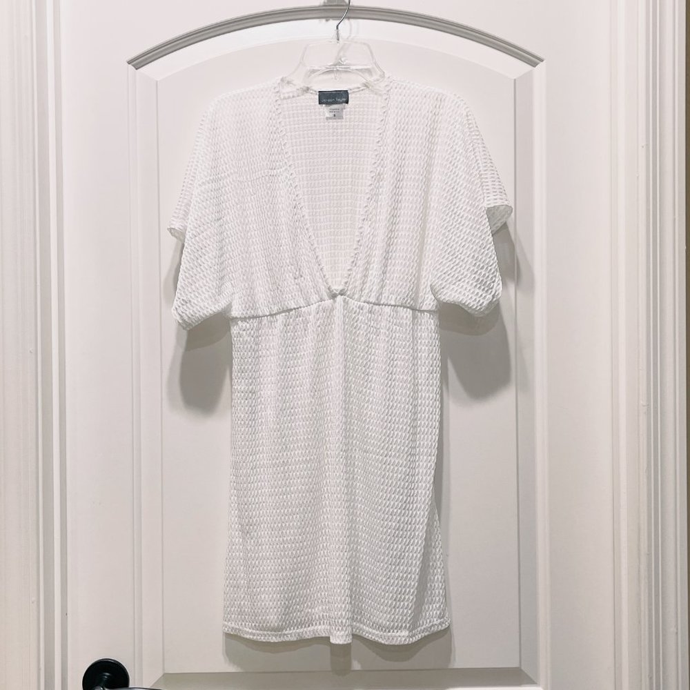 New Jordan Taylor Swim Cover Dress White Small